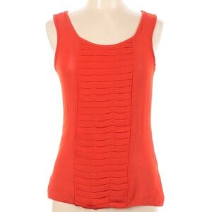Worthington Red Ruched front Tank Top Size M